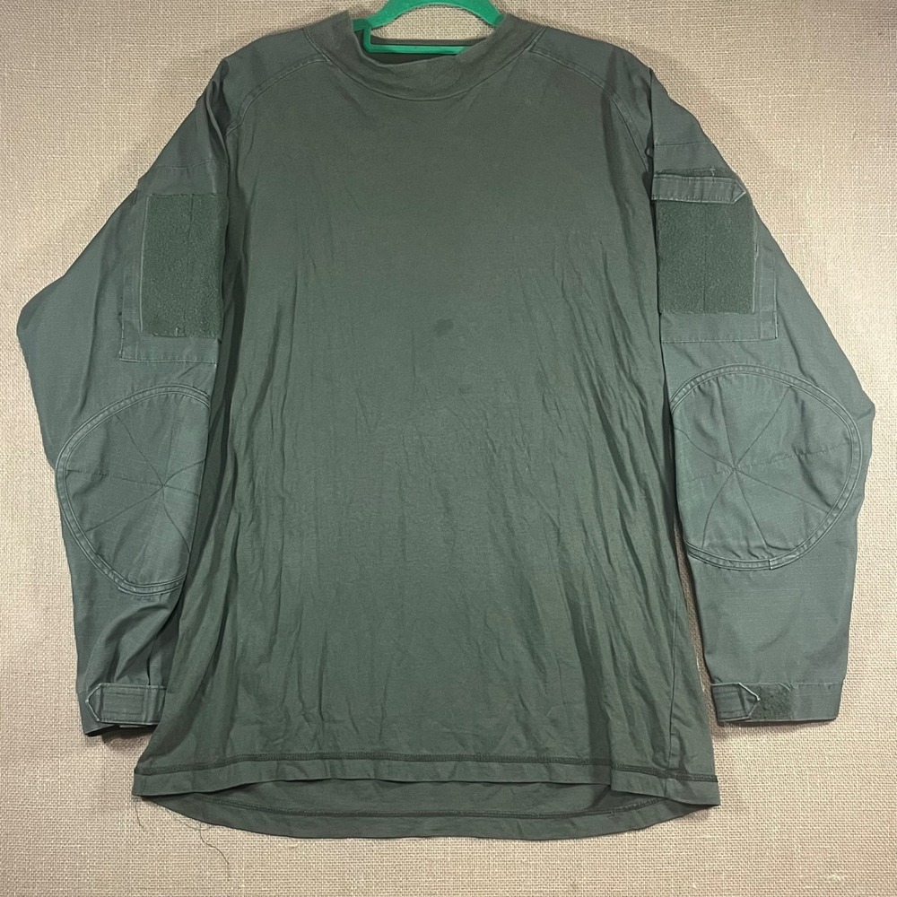 Tru-Spec TRU Combat Shirt Mens 2XL Olive Drab Green Ripstop Tactical Cordura